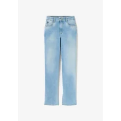 Jeans push-up regular, droit taille haute PULP, 7/8ème bleu Lana