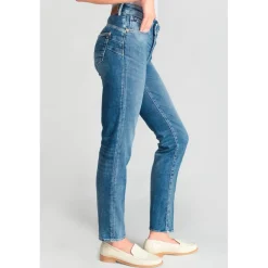 Jeans push-up regular, droit taille haute PULP, 7/8ème bleu Esme