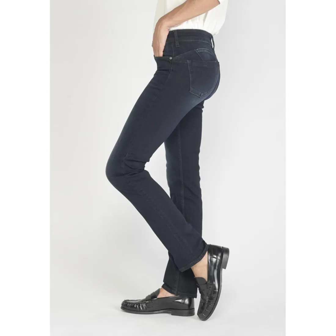 Jeans push-up regular, droit PULP, longueur 34 bleu Vox