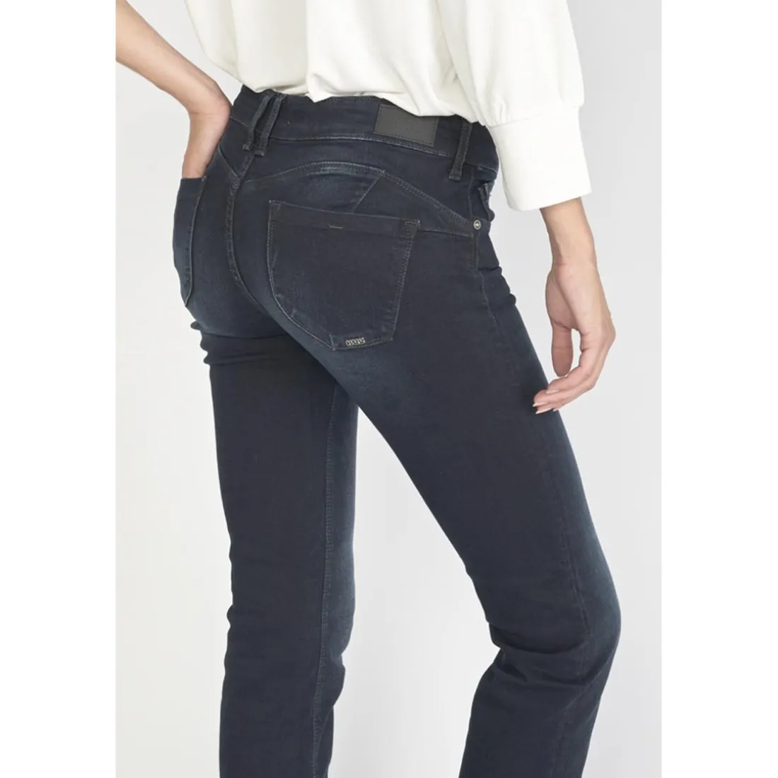 Jeans push-up regular, droit PULP, longueur 34 bleu Vox