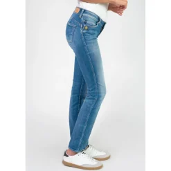 Jeans push-up regular, droit PULP, longueur 34 bleu Faye