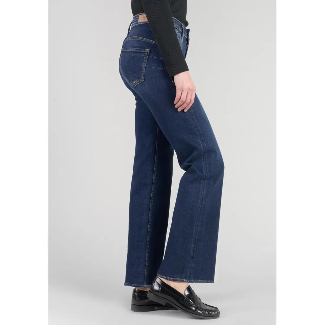 Jeans push-up regular, droit taille haute PULP, 7/8ème bleu Alice