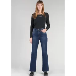 Jeans push-up regular, droit taille haute PULP, 7/8ème bleu Alice