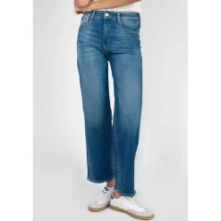Jeans push-up regular, droit taille haute PULP, 7/8ème bleu Julia