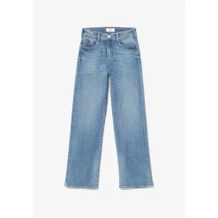 Jeans push-up regular, droit PULPHI24, 7/8ème bleu en coton