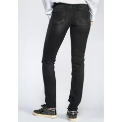 Jeans push-up regular, droit PULP, longueur 33 noir en coton