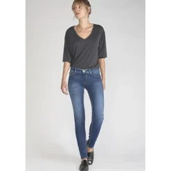Jeans push-up slim PULP, longueur 34 bleu Juno