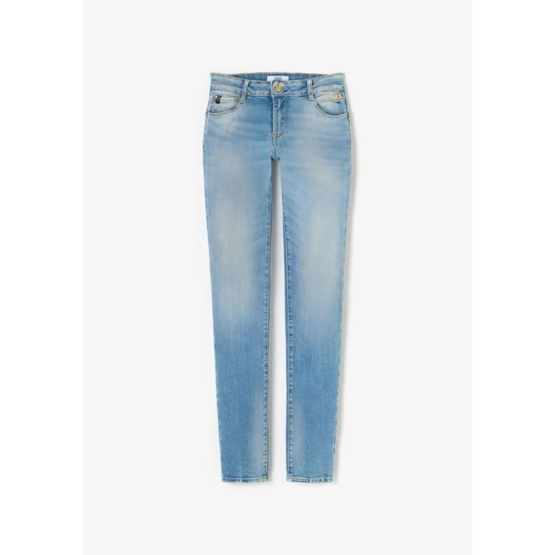 Jeans push-up slim PULP, longueur 34 bleu en coton Mae