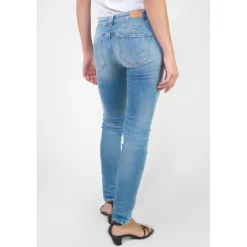 Jeans push-up slim PULP, longueur 34 bleu en coton Mae