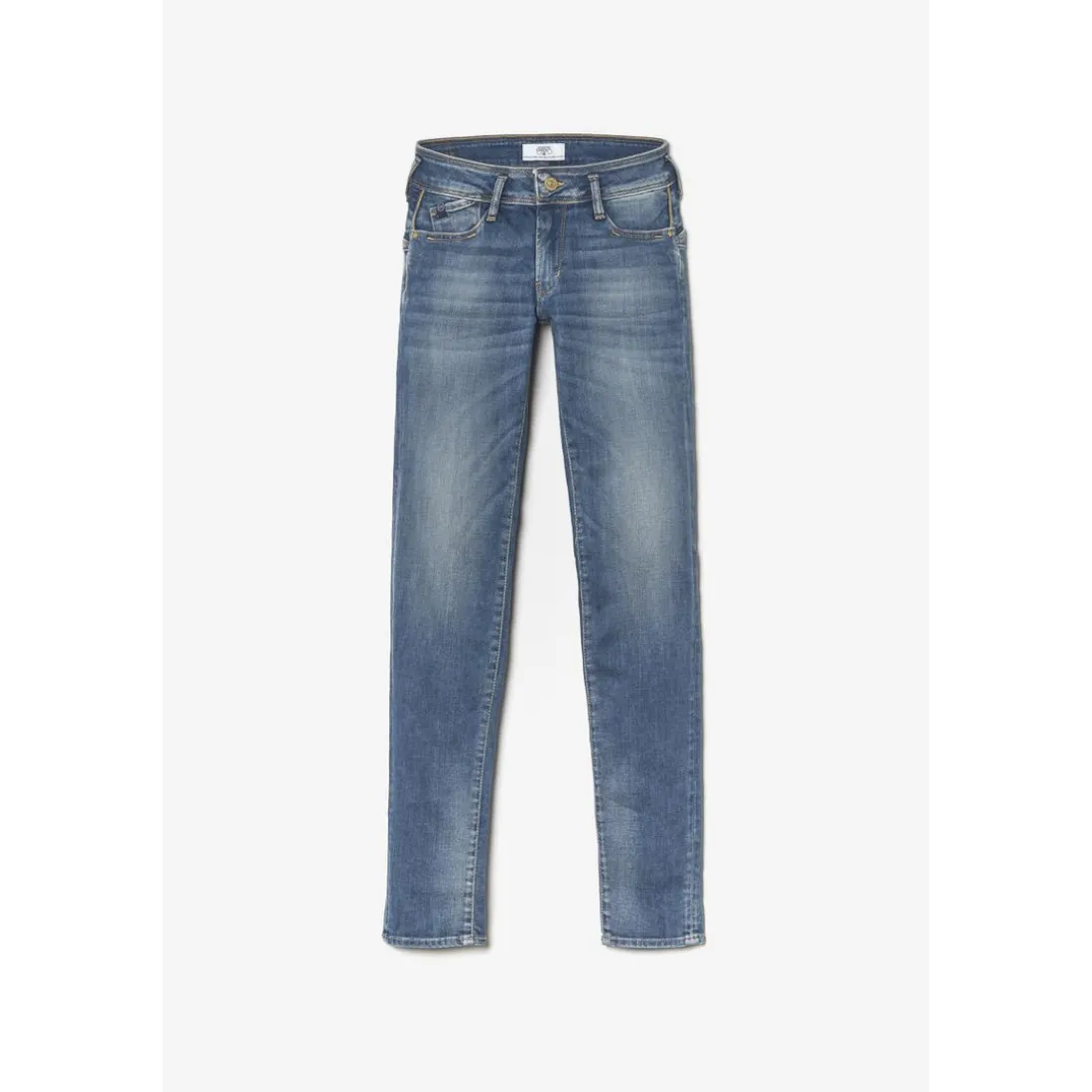 Jeans push-up slim PULP, longueur 33 bleu en coton Cléo