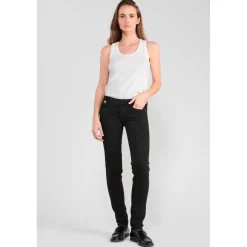 Jeans push-up slim PULP, longueur 34 noir Sam en coton