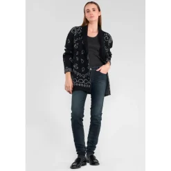 Jeans push-up slim PULP, longueur 34 bleu Dina