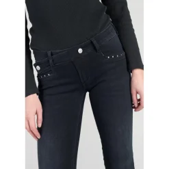 Jeans push-up slim PULP, longueur 34 bleu en coton Lena