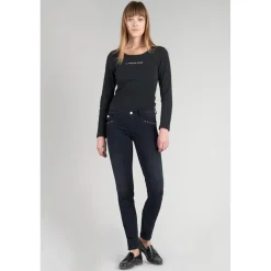 Jeans push-up slim PULP, longueur 34 bleu en coton Lena