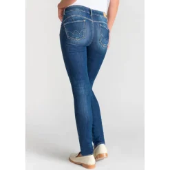 Jeans push-up slim PULP, longueur 34 bleu Ruth