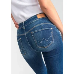 Jeans push-up slim PULP, longueur 34 bleu Ruth