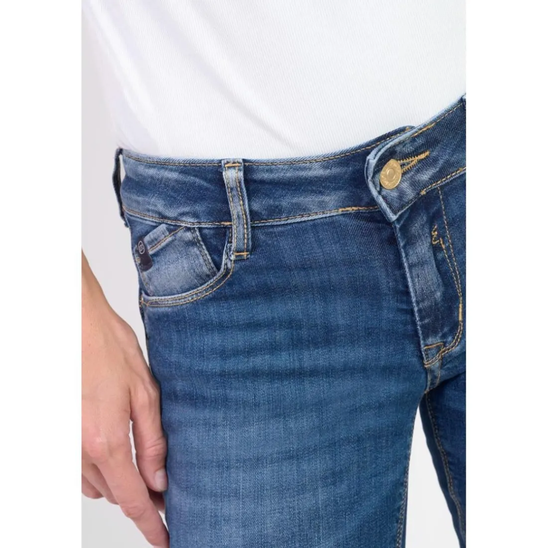 Jeans push-up slim PULP, longueur 34 bleu Pax