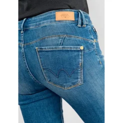 Jeans push-up slim PULP, longueur 34 bleu Ione
