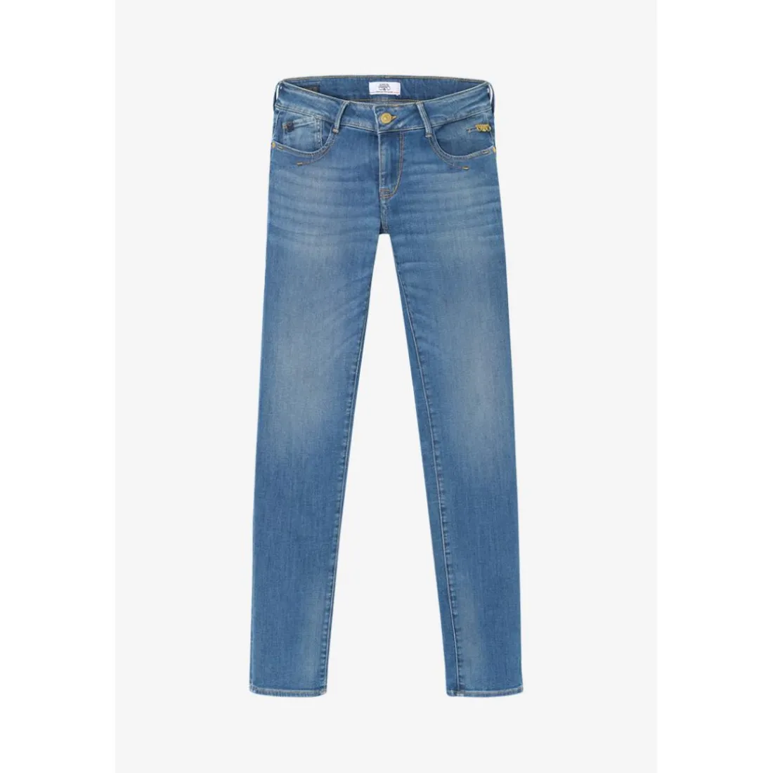 Jeans push-up slim PULP, longueur 34 bleu Ione