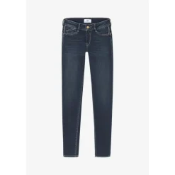 Jeans push-up slim PULP, longueur 34 bleu Yara en coton