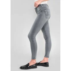 Jeans push-up slim PULP, 7/8ème gris Vox en coton