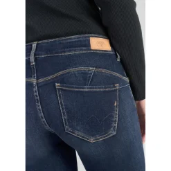 Jeans push-up slim PULP, 7/8ème bleu en coton Joy