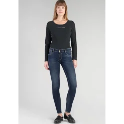Jeans push-up slim PULP, 7/8ème bleu en coton Joy