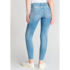 Jeans push-up slim PULP, 7/8ème bleu Ava