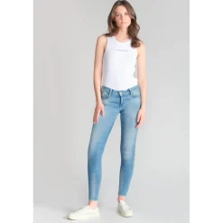 Jeans push-up slim PULP, 7/8ème bleu Ava