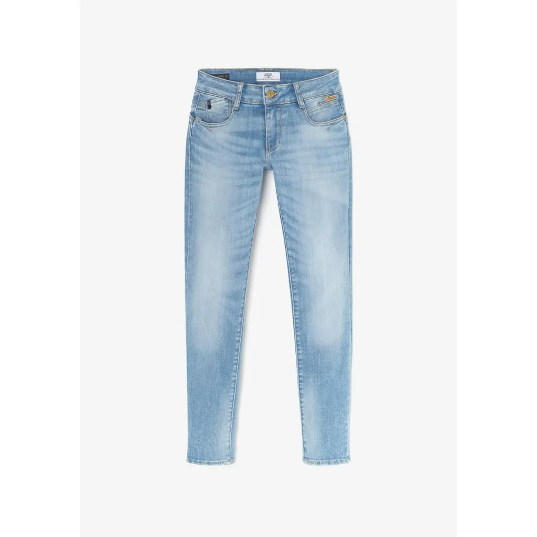 Jeans push-up slim PULP, 7/8ème bleu Ava