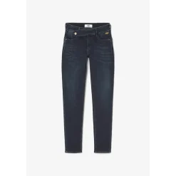 Jeans push-up slim PULP, 7/8ème bleu en coton Léna