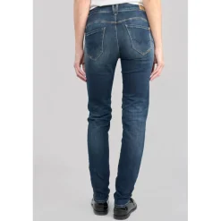 Jeans push-up slim taille haute PULP, longueur 34 bleu Yas en coton