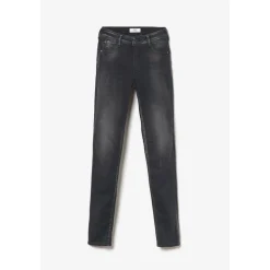 Jeans push-up slim taille haute PULP, longueur 34 noir Lina