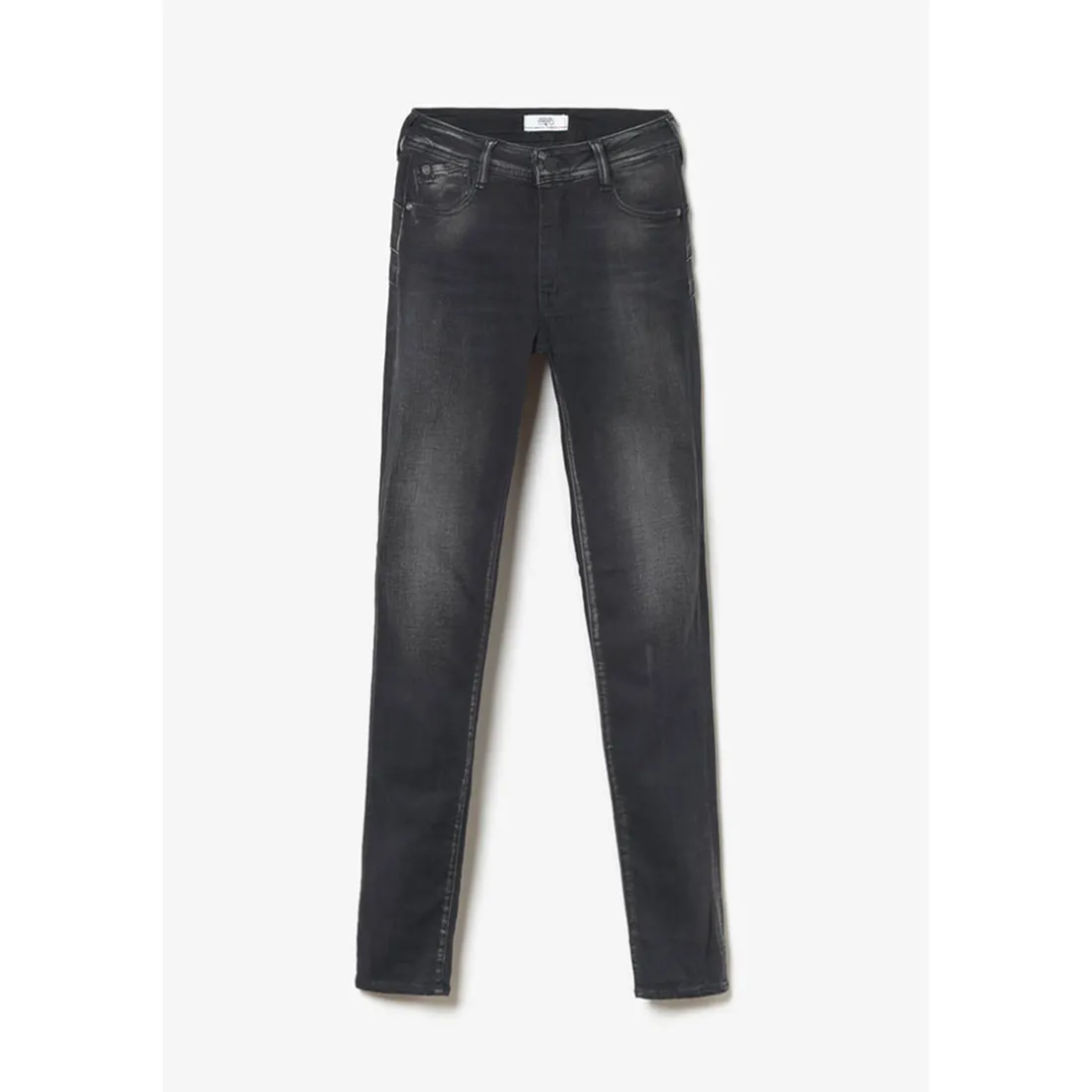 Jeans push-up slim taille haute PULP, longueur 34 noir Lina