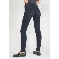Jeans push-up slim taille haute PULP, longueur 34 bleu Meg