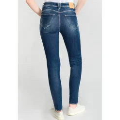 Jeans push-up slim taille haute PULP, longueur 34 bleu Nea