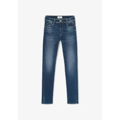Jeans push-up slim taille haute PULP, longueur 34 bleu Nea