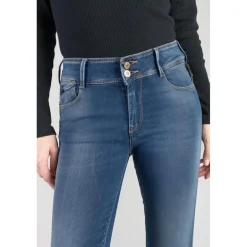 Jeans push-up slim ULTRA PULP, 7/8ème bleu en coton Yas