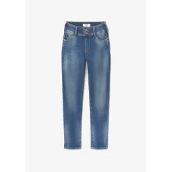 Jeans push-up slim ULTRA PULP, 7/8ème bleu en coton Yas