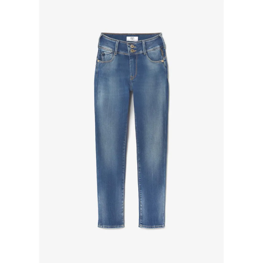 Jeans push-up slim ULTRA PULP, 7/8ème bleu en coton Yas