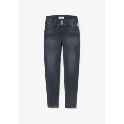 Jeans push-up slim ULTRA PULP, 7/8ème bleu en coton Gail