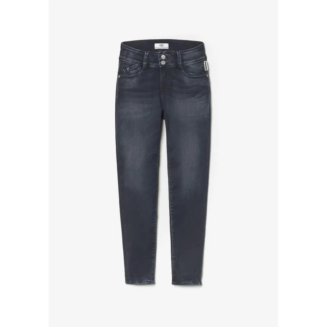 Jeans push-up slim ULTRA PULP, 7/8ème bleu en coton Gail