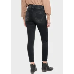 Jeans push-up slim ULTRA PULP, 7/8ème noir en coton
