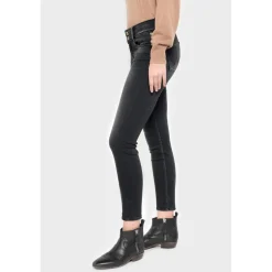 Jeans push-up slim ULTRA PULP, 7/8ème noir en coton