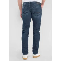 Jeans regular, droit 800/12, longueur 34 bleu Xeno en coton