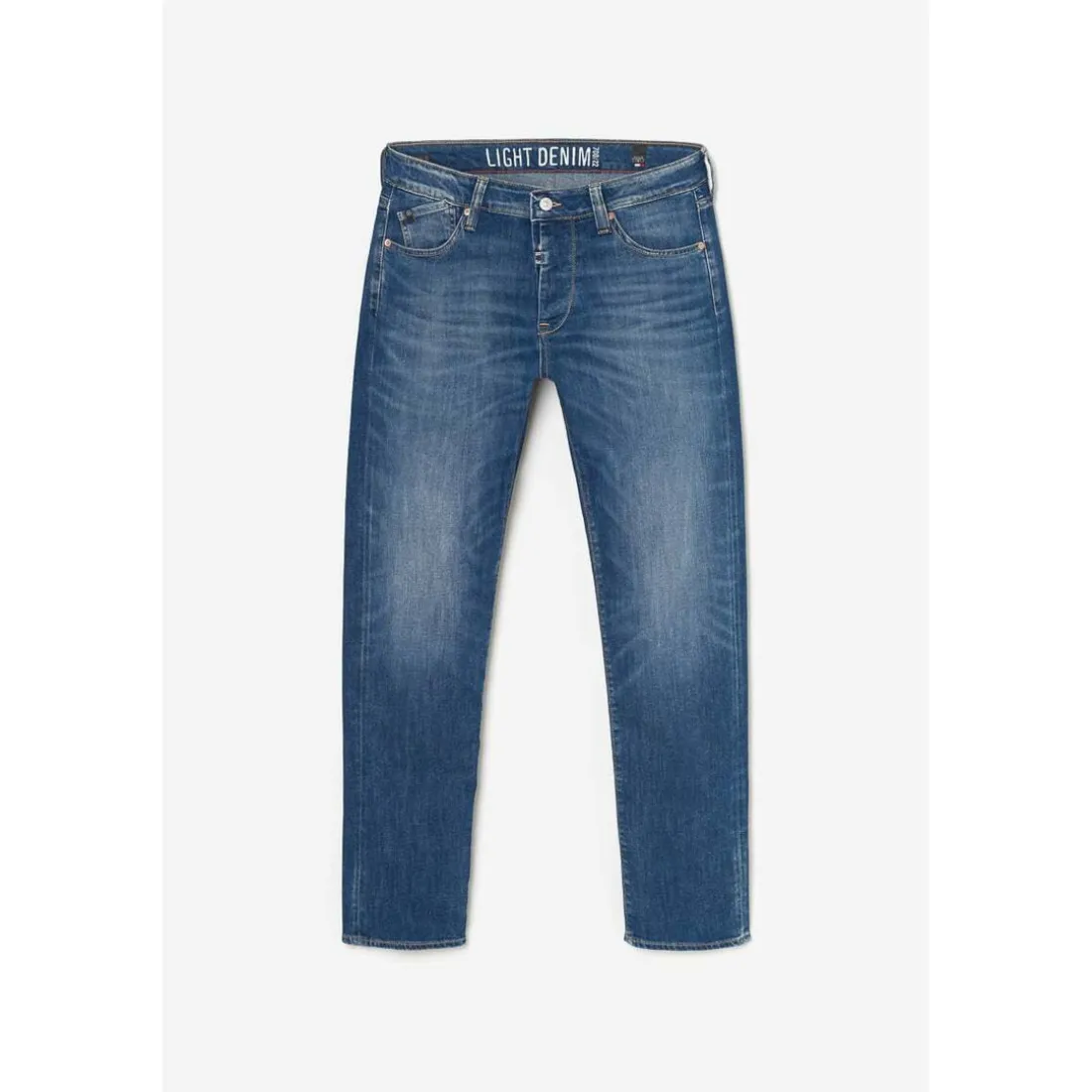 Jeans regular, droit 700/22, longueur 34 bleu en coton Zane