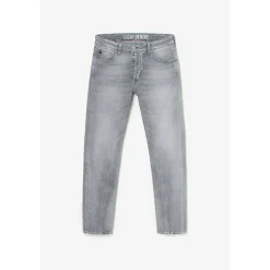 Jeans regular, droit 700/22, longueur 34 gris en coton