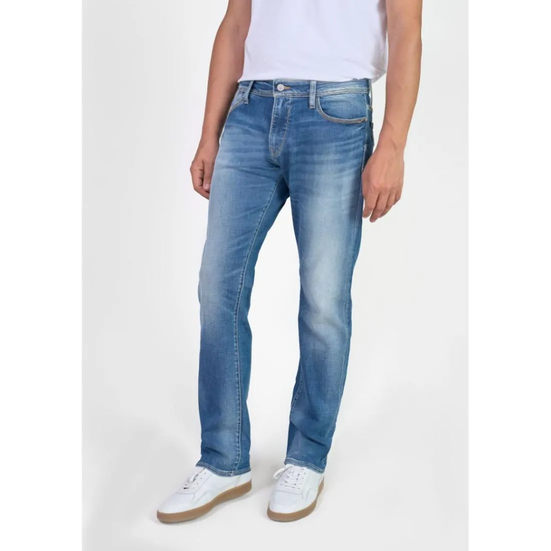 Jeans regular, droit 800/12, longueur bleu Asa