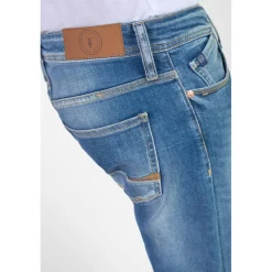 Jeans regular, droit 800/12, longueur bleu Asa
