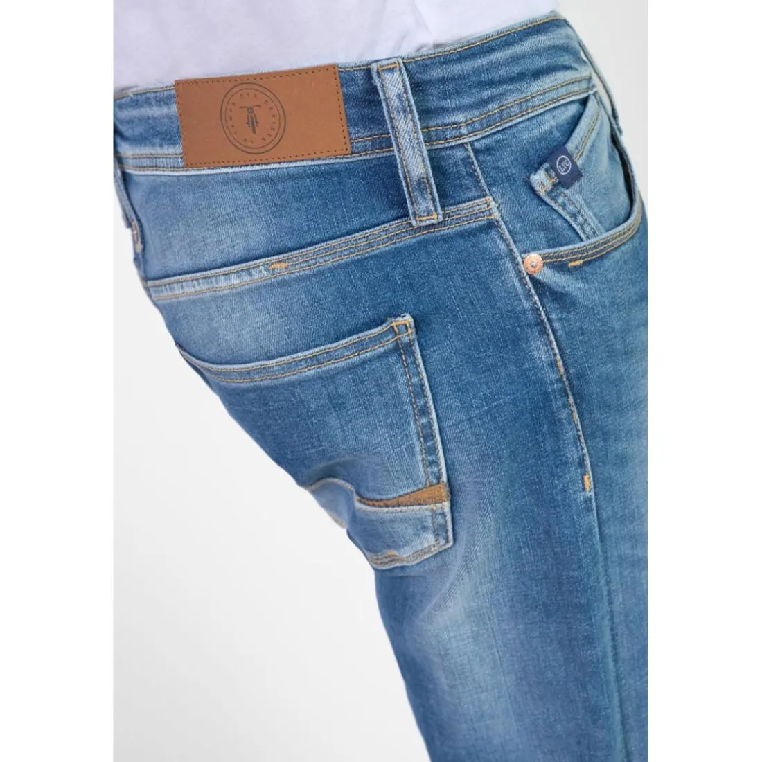 Jeans regular, droit 800/12, longueur bleu Asa